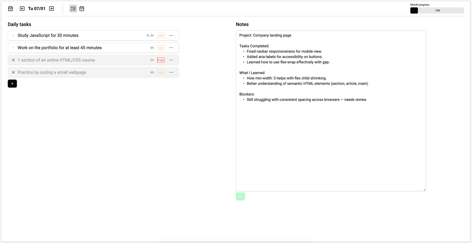 Module Daily Planner image