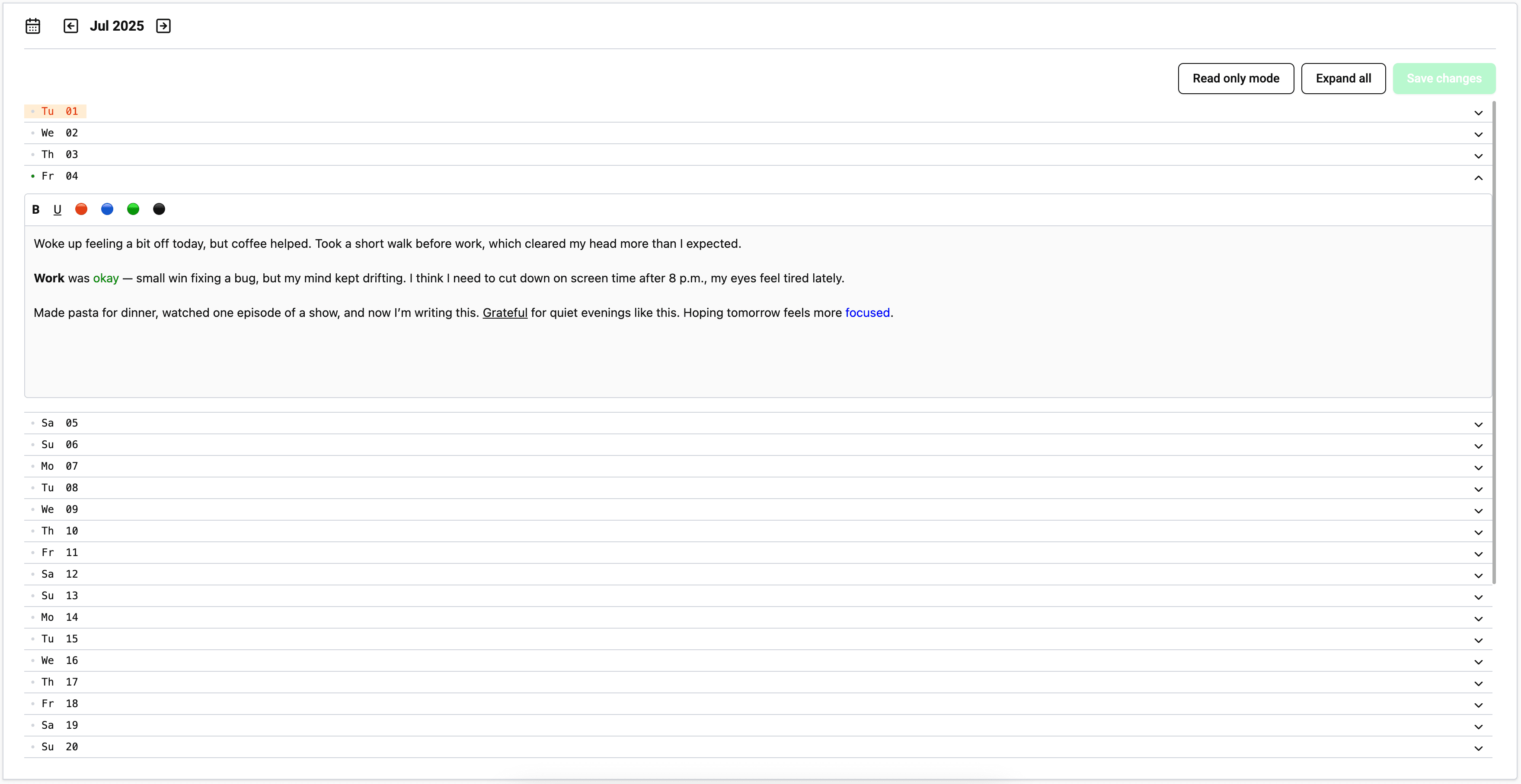Module Personal Journal image